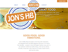 Tablet Screenshot of jonscoffeeshoppe.com
